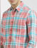 Pink Checked Full Sleeves Shirt_394876+5