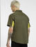 Green Oversized Half Sleeves Shirt_394884+4