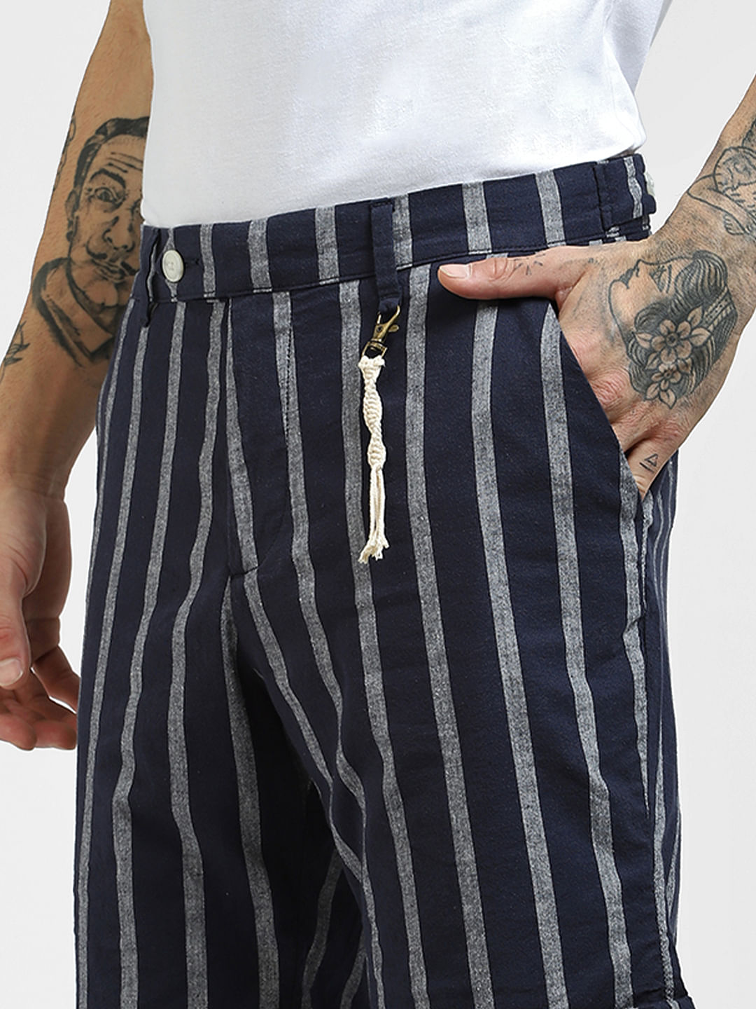 Striped shorts 2024 for men