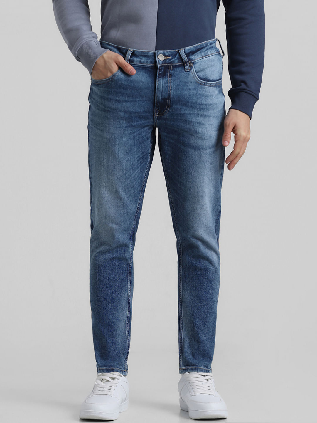 Sinners Attire Jeans | Men's Ripped & Repaired Jeans | Skinny Jeans for Men  - SINNERS ATTIRE