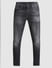Grey Mid Rise Washed Slim Fit Jeans_409479+6