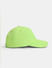 Neon Green Logo Print Activewear Cap_409492+3