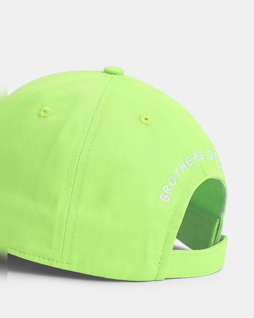 Green Cap Baseball Print Neon Logo
