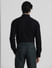 Black Knit Dobby Full Sleeves Shirt_409510+4