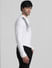 White Knitted Full Sleeves Shirt_409518+3