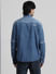 Blue Distressed Denim Shirt_409524+4