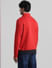 URBAN RACERS by Red High Neck Zip-up Sweatshirt_409535+4