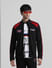 URBAN RACERS by Black Colourblocked Zip-Up Sweatshirt_409537+1