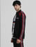 URBAN RACERS by Black Colourblocked Zip-Up Sweatshirt_409537+3