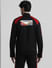 URBAN RACERS by Black Colourblocked Zip-Up Sweatshirt_409537+4