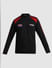 URBAN RACERS by Black Colourblocked Zip-Up Sweatshirt_409537+8
