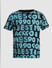 Green Abstract Logo Print T-shirt_409539+7