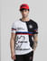 URBAN RACERS by White Colourblocked T-shirt_409548+1