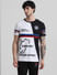 URBAN RACERS by White Colourblocked T-shirt_409548+2