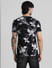 Black Floral Print T-shirt_409551+4