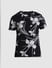 Black Floral Print T-shirt_409551+7