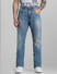 Blue High Rise Ray Bootcut Jeans_409567+1