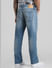 Blue High Rise Ray Bootcut Jeans_409567+3