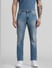 Blue Mid Rise Washed Clark Regular Fit Jeans_409568+1