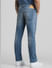 Blue Mid Rise Washed Clark Regular Fit Jeans_409568+3