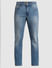 Blue Mid Rise Washed Clark Regular Fit Jeans_409568+6