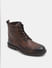 Dark Brown Leather Boots_416157+3