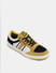 Yellow Suede Lace-Up Sneakers_416159+4