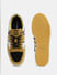 Yellow Suede Lace-Up Sneakers_416159+5