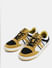 Yellow Suede Lace-Up Sneakers_416159+6
