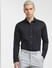Black Striped Full Sleeves Shirt_404488+2