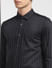 Black Striped Full Sleeves Shirt_404488+5