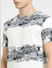 White Printed Crew Neck T-shirt_404489+5