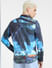 Blue Printed Full Sleeves Shirt_404504+4