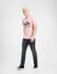 Pink 3D Print Crew Neck T-shirt_404507+6
