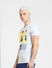 Grey Graphic Print Crew Neck T-shirt_404508+3
