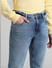Blue Mid Rise Clark Regular Fit Jeans_410299+4