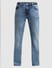 Blue Mid Rise Clark Regular Fit Jeans_410299+6
