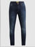 Blue Low Rise Distressed Liam Skinny Jeans_410300+6