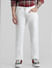 White Mid Rise Clark Regular Fit Jeans_410309+1