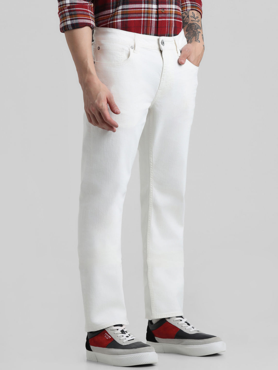 Jack and jones 2025 white jeans