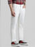 White Mid Rise Clark Regular Fit Jeans_410309+2