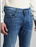 Blue Mid Rise Clark Regular Fit Jeans_410311+4