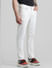 White Low Rise Glenn Slim Fit Jeans_410312+2