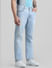 Light Blue Mid Rise Clark Regular Fit Jeans_410313+2