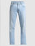 Light Blue Mid Rise Clark Regular Fit Jeans_410313+6