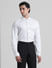 White Printed Formal Full Sleeves Shirt_410322+2