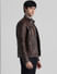 Dark Brown Leather Jacket_410324+3