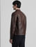 Dark Brown Leather Jacket_410324+4