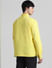 Yellow Patch Pocket Oversized Shirt_410330+4
