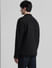 Black Oversized Knitted Shirt_410332+4